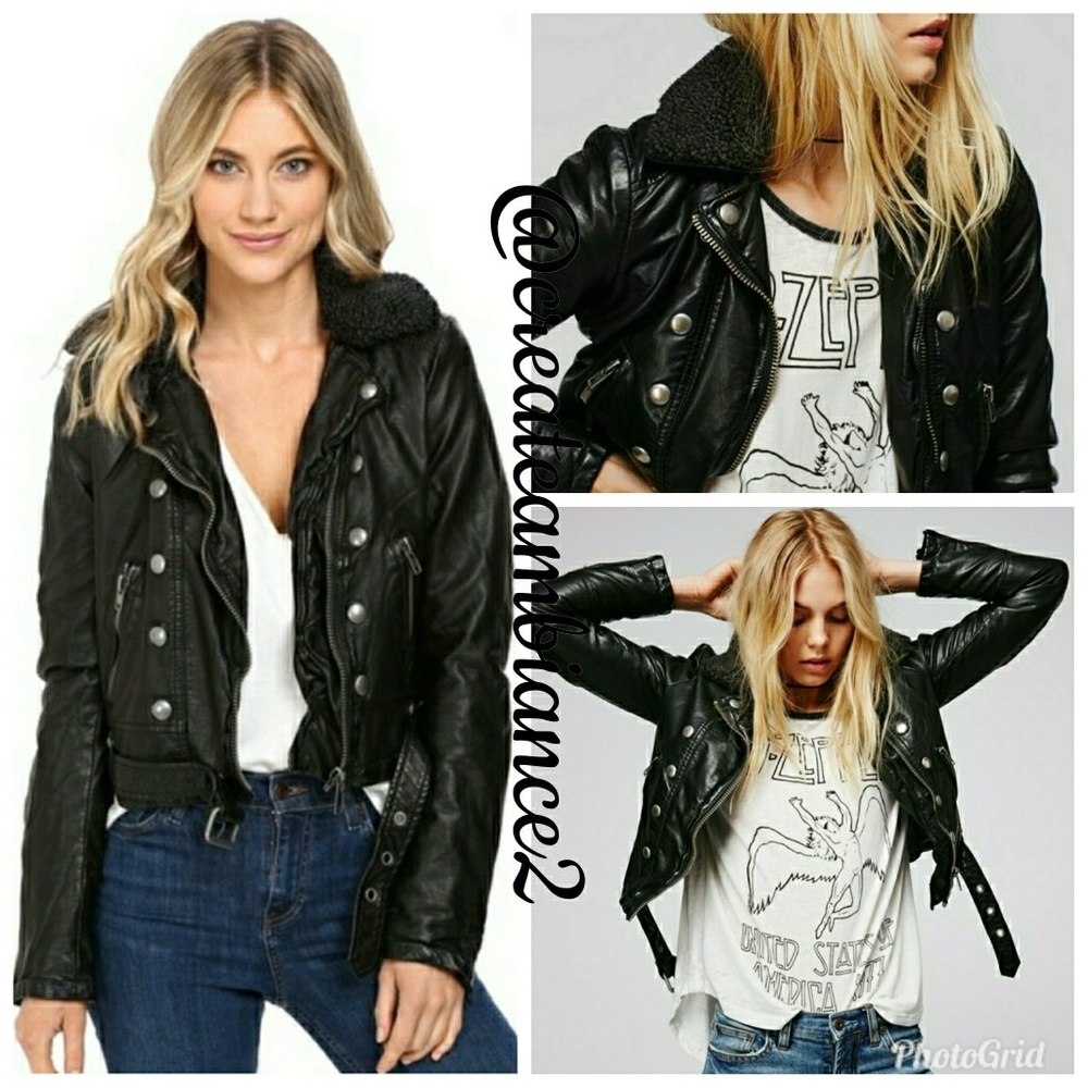 Free People Vegan Moto Jacket - Picture 2 of 8
